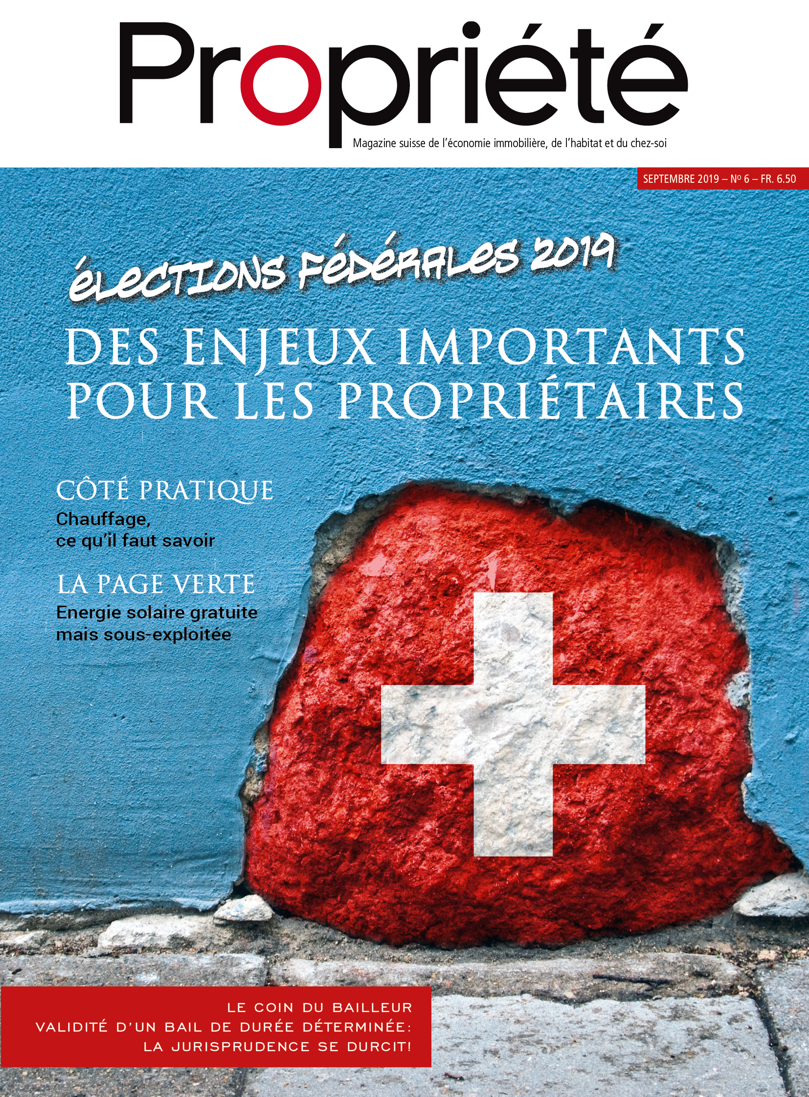 Fédération Romande Immobilière - Fédération Romande Immobilière - Elections fédérales 2019 : des enjeux importants pour les propriétaires